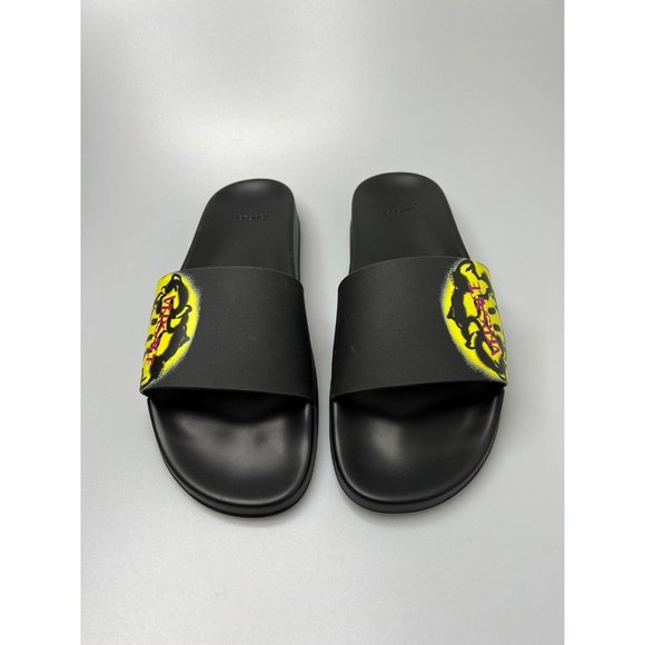 Versace Black Medusa Smiley Slides Men’s EU 45/US 12